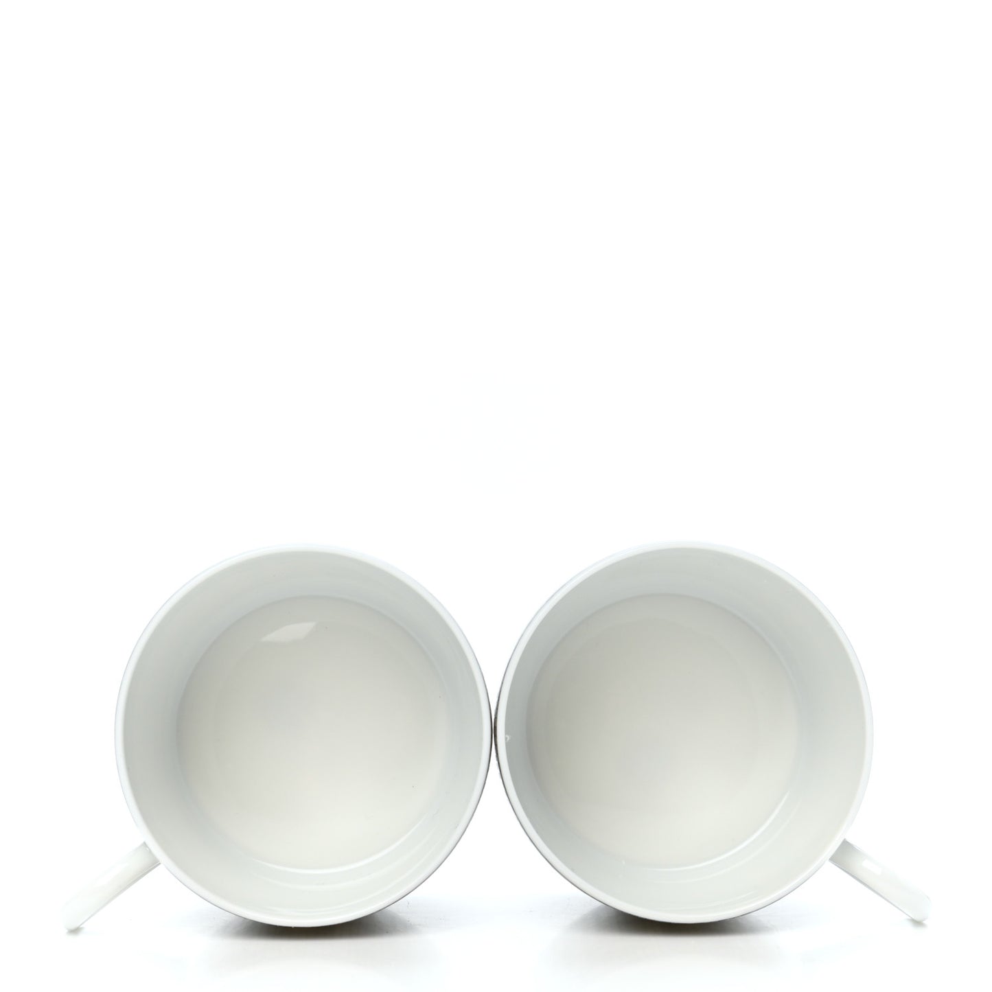 Porcelain Mosaique Au 24 Platine Tea Cup And Saucer Set Of 2 Platinum