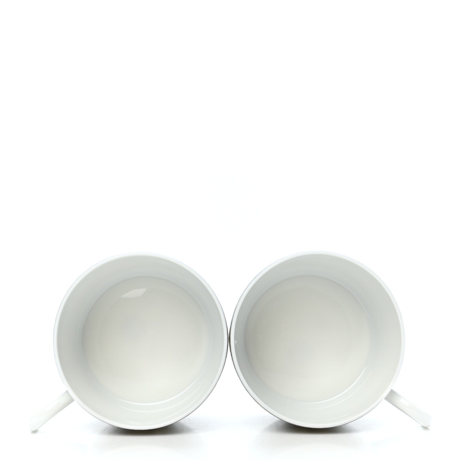 Hermes Porcelain Mosaique Au 24 Platine Tea Cup And Saucer Set Of 2 Platinum 5 of 8