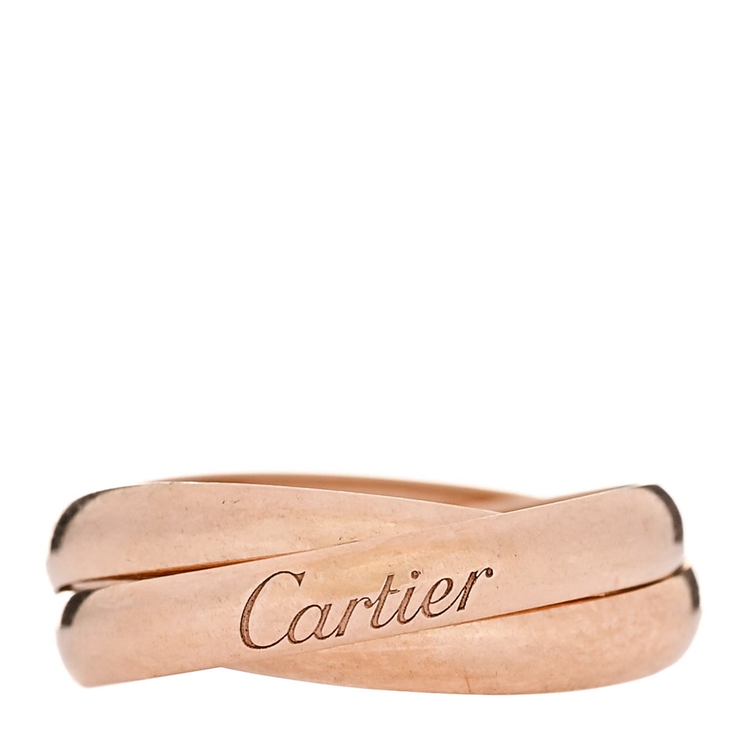 18K Pink Gold Small Trinity Ring 49 5