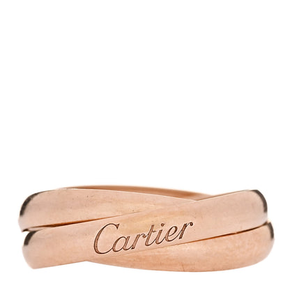 Cartier 18K Pink Gold Small Trinity Ring 49 5 1 of 5