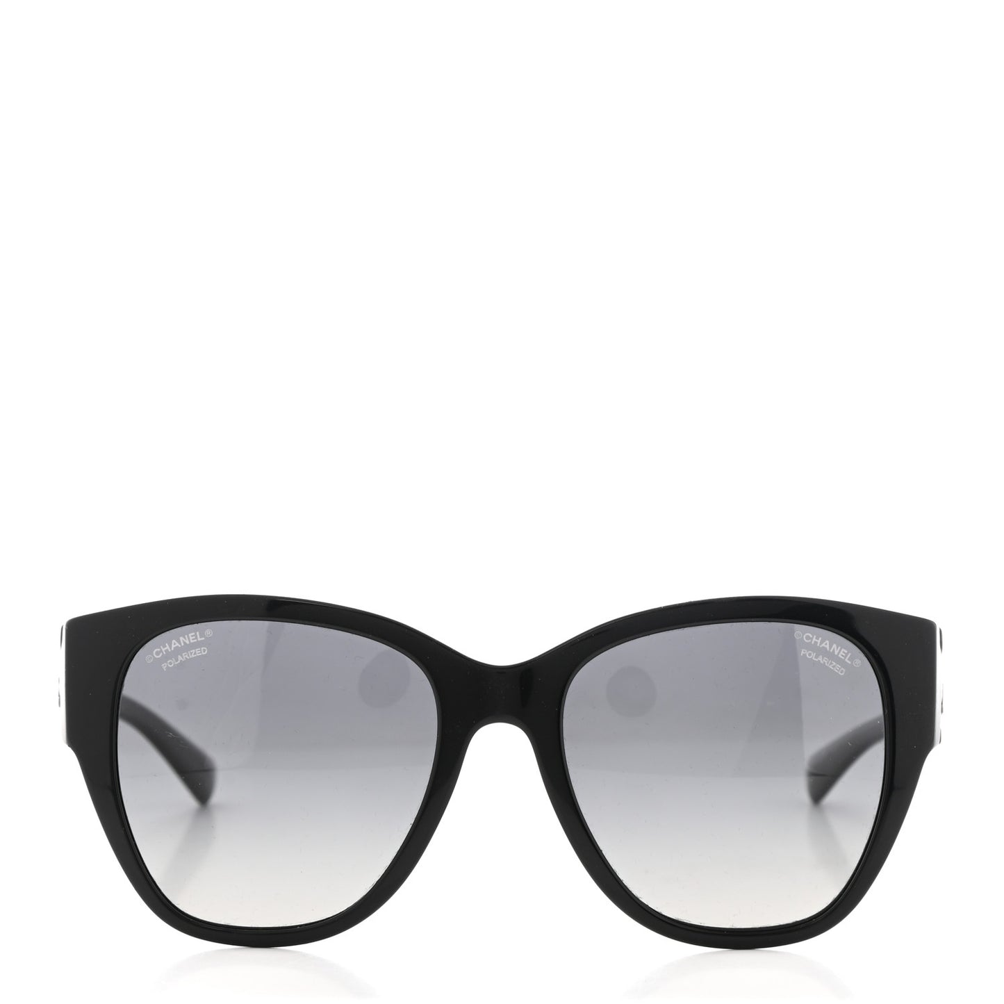 Acetate Polarized Butterfly CC Sunglasses 5412 Black