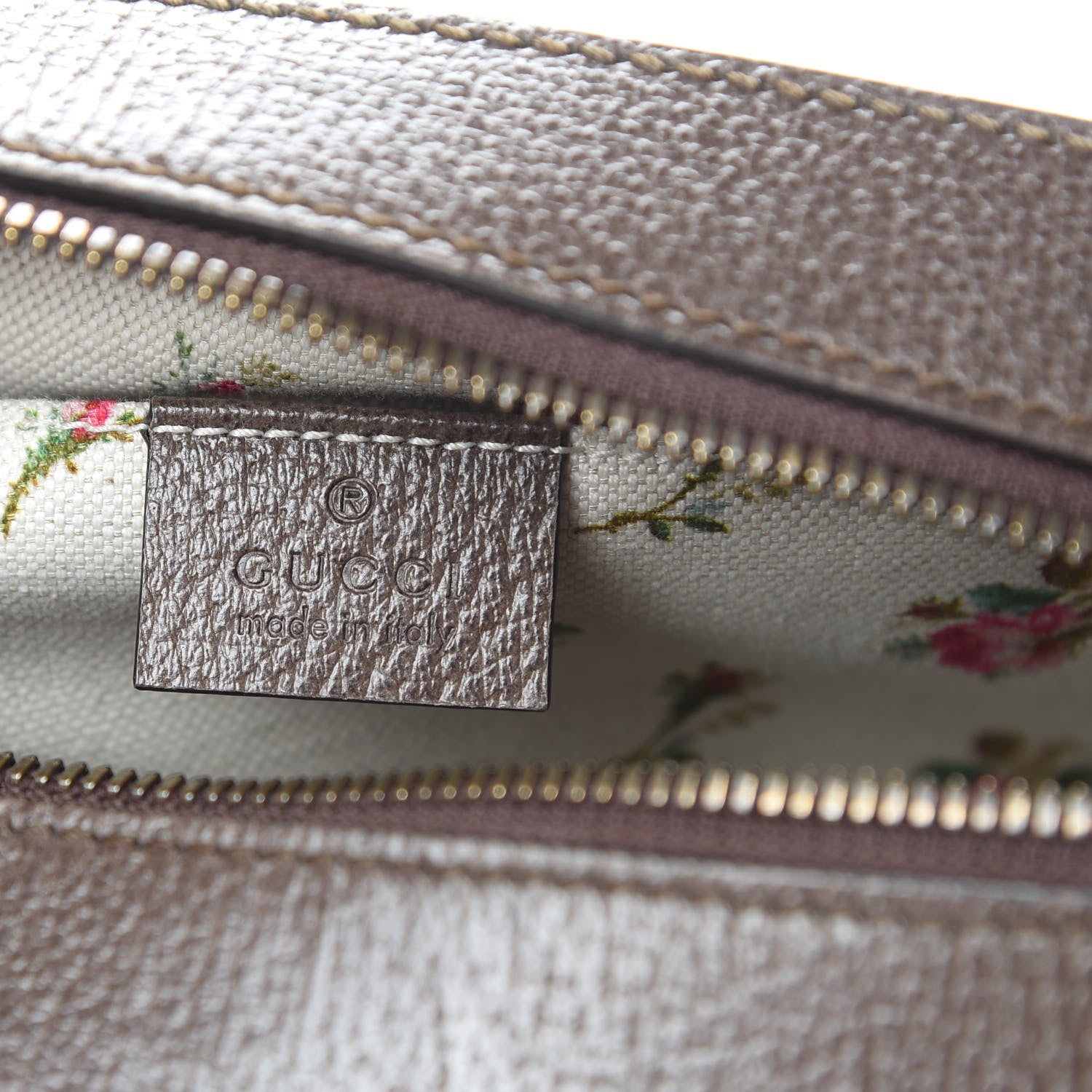 Gucci GG Supreme Monogram Web Neo Vintage Shoulder Bag Beige New Acero Crop 6 of 11