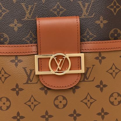Louis Vuitton Reverse Monogram Dauphine Hobo MM 6 of 13