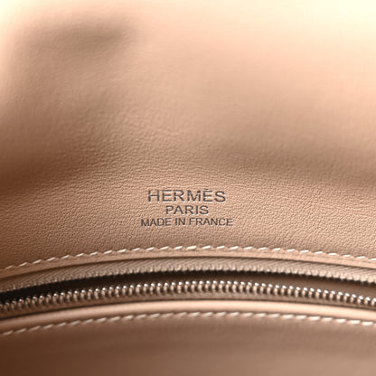 Hermes Toile Swift Kelly Retourne 32 Argile Vert De Gris 6 of 10