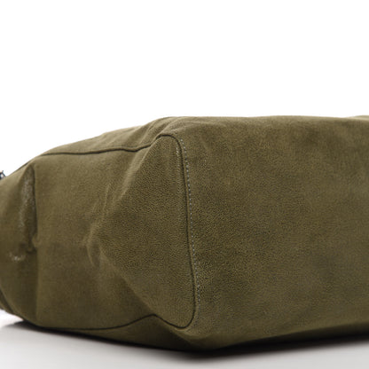 Stella McCartney Shaggy Deer Falabella East West Shopper Tote Olive 6 of 10