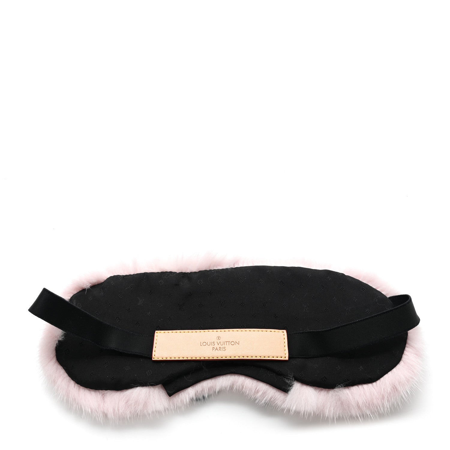 Louis Vuitton Monogram Mink Fur Sleep Mask Light Pink 3 of 5
