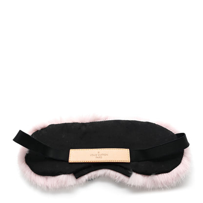 Louis Vuitton Monogram Mink Fur Sleep Mask Light Pink 3 of 5