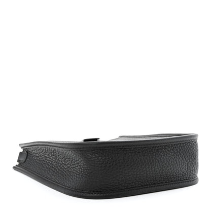 Hermes Taurillon Clemence Evelyne TPM Black 4 of 11