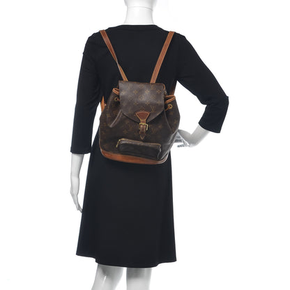 Louis Vuitton Monogram Montsouris MM Backpack 2 of 18