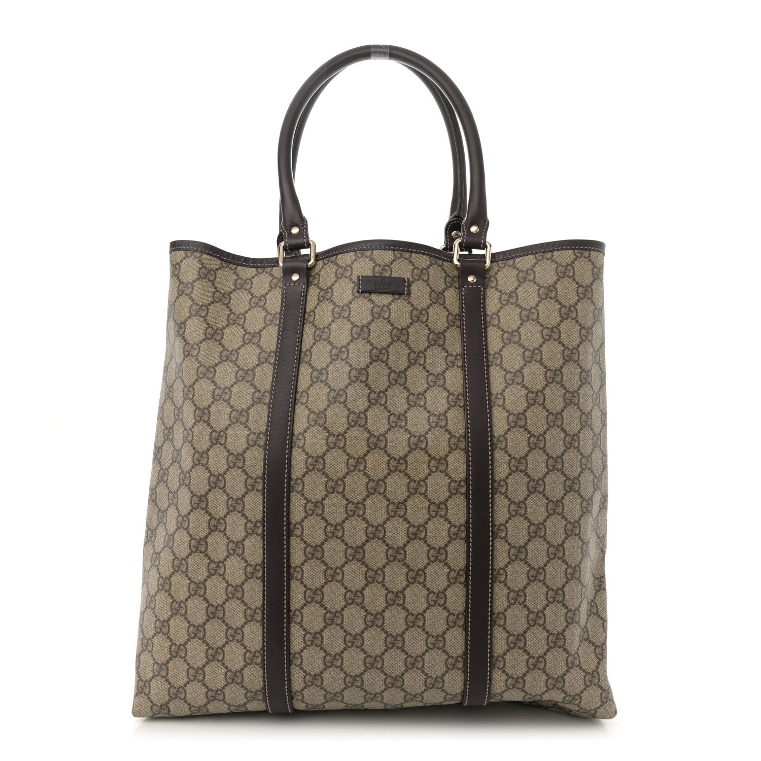 Gucci GG Plus Monogram Joy Vertical Tote Dark Brown 1 of 12