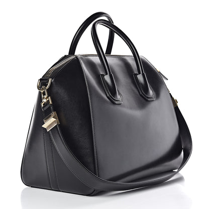 Givenchy Shiny Lord Calfskin Medium Antigona Black 3 of 11
