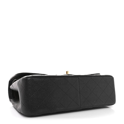 Chanel Caviar Quilted Jumbo Double Flap Black 4 of 12
