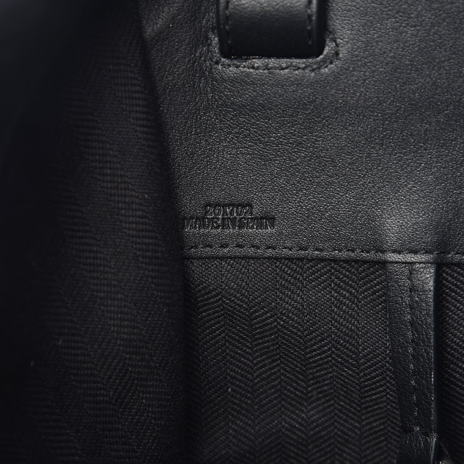 Loewe Calfskin Small Hammock Shoulder Bag Black 9 of 9