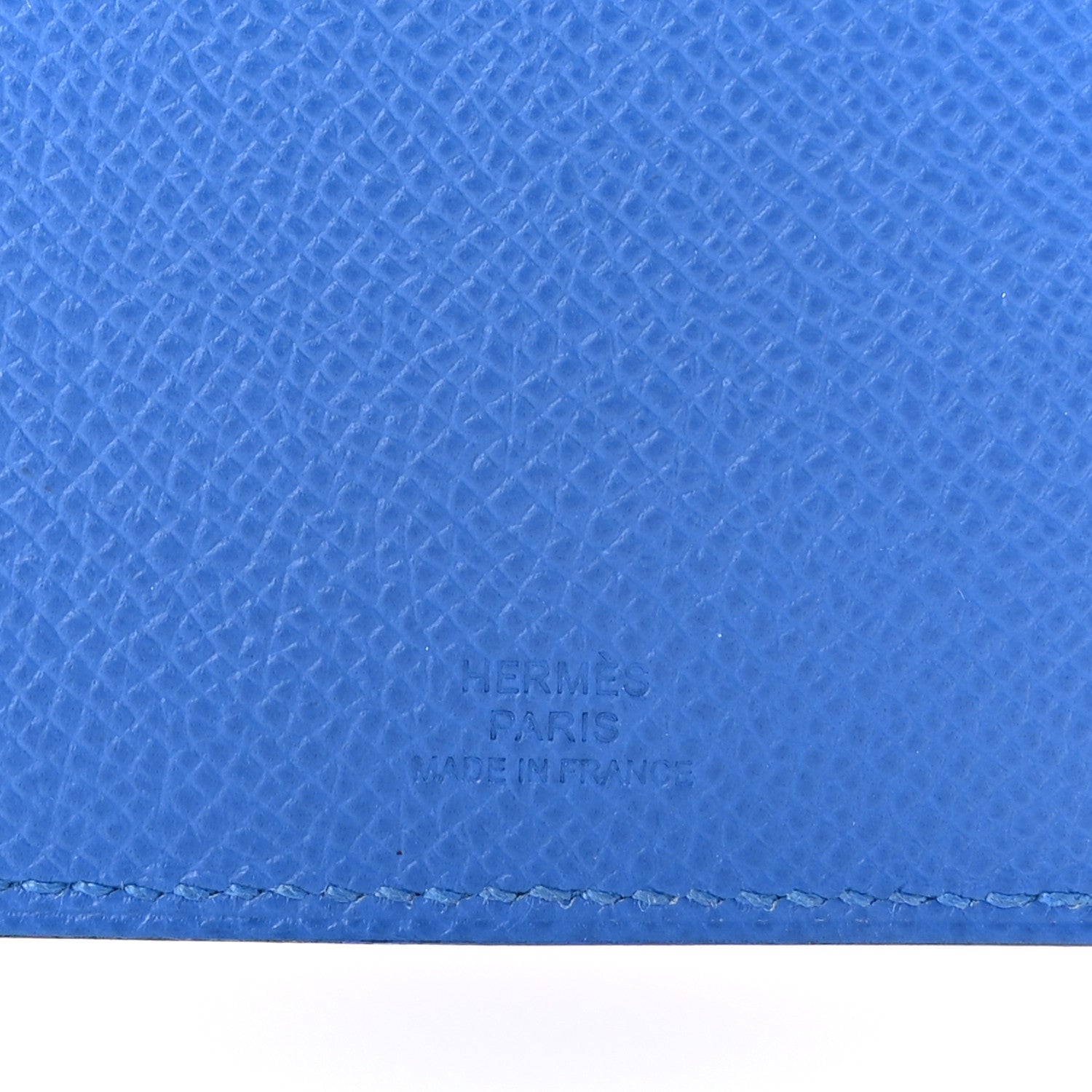 Hermes Epsom Tarmac PM Passport Holder Bleu Hydra 6 of 8