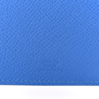 Hermes Epsom Tarmac PM Passport Holder Bleu Hydra 6 of 8