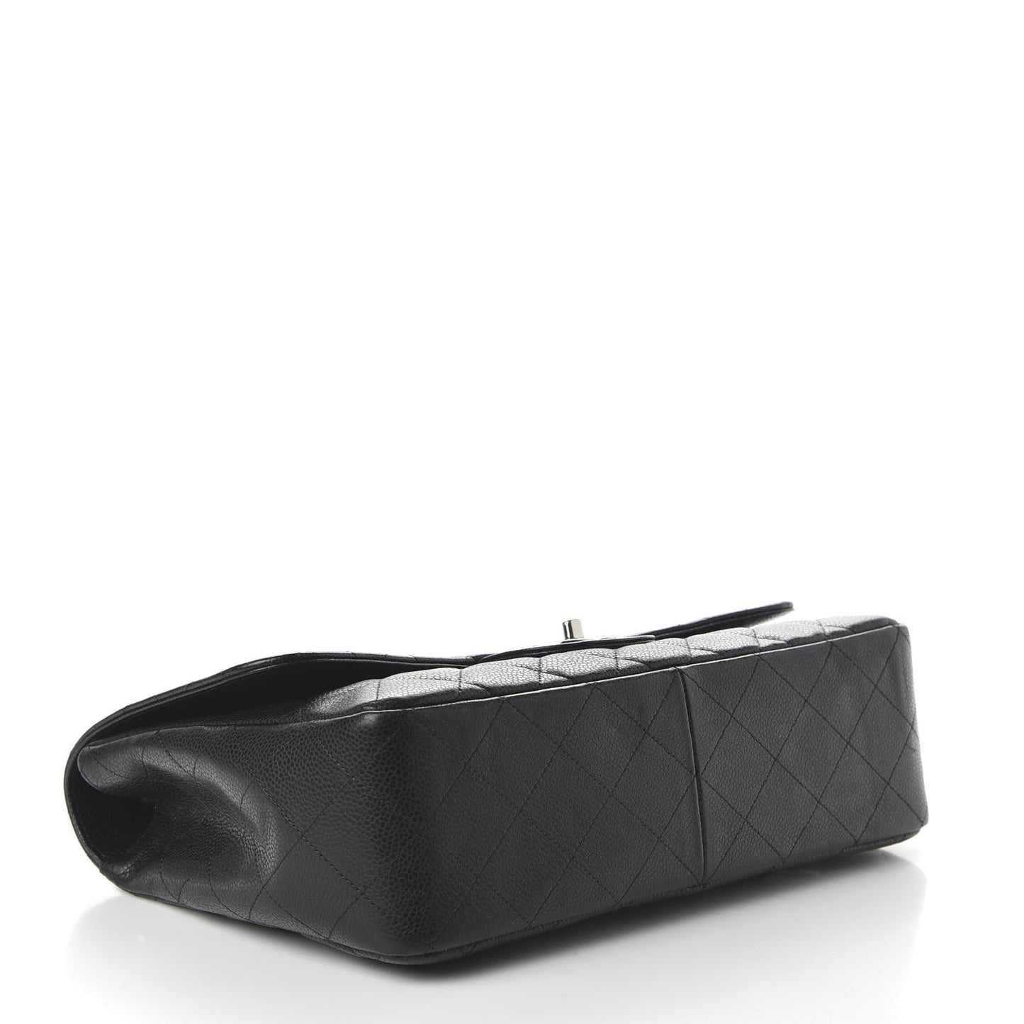 Caviar Quilted Jumbo Single Flap Black