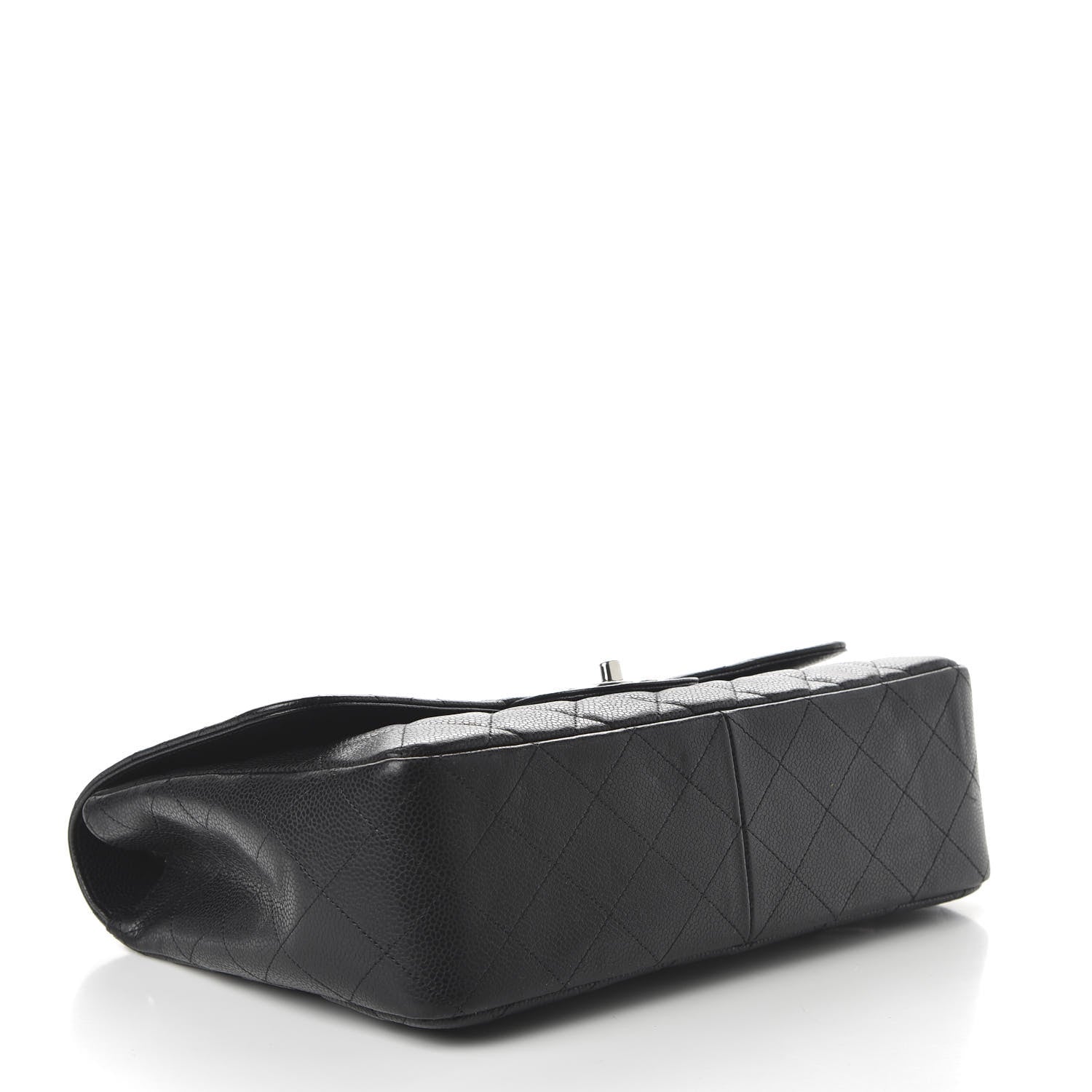 Chanel Caviar Quilted Jumbo Single Flap Black 4 of 11
