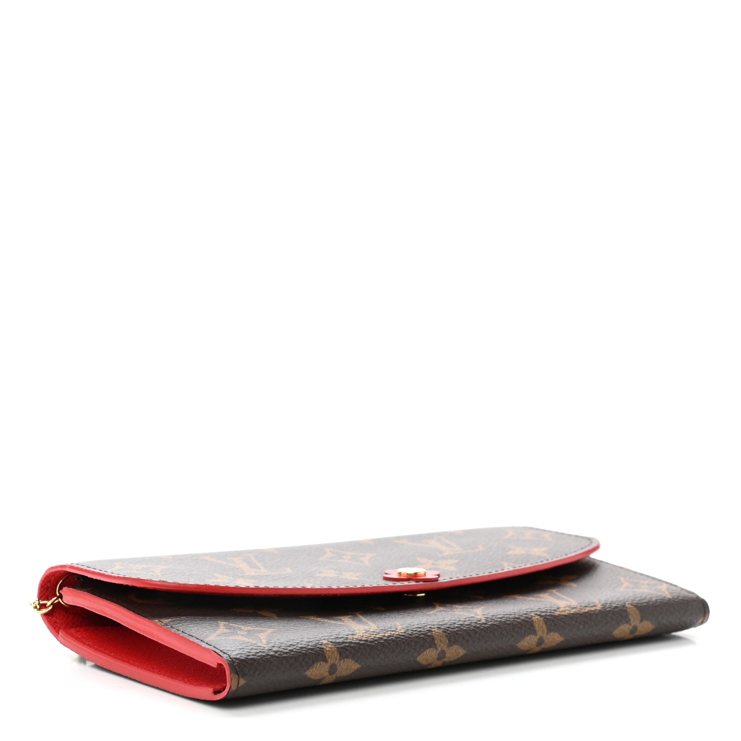Louis Vuitton Monogram Bloom Flower Emilie Wallet Rouge 4 of 8