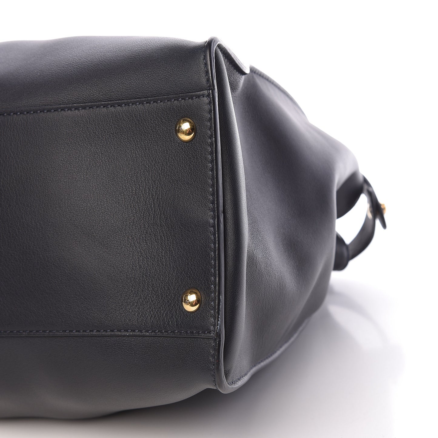 Vitello Dolce Marmol Large Peekaboo Iconic Satchel Blue Notte
