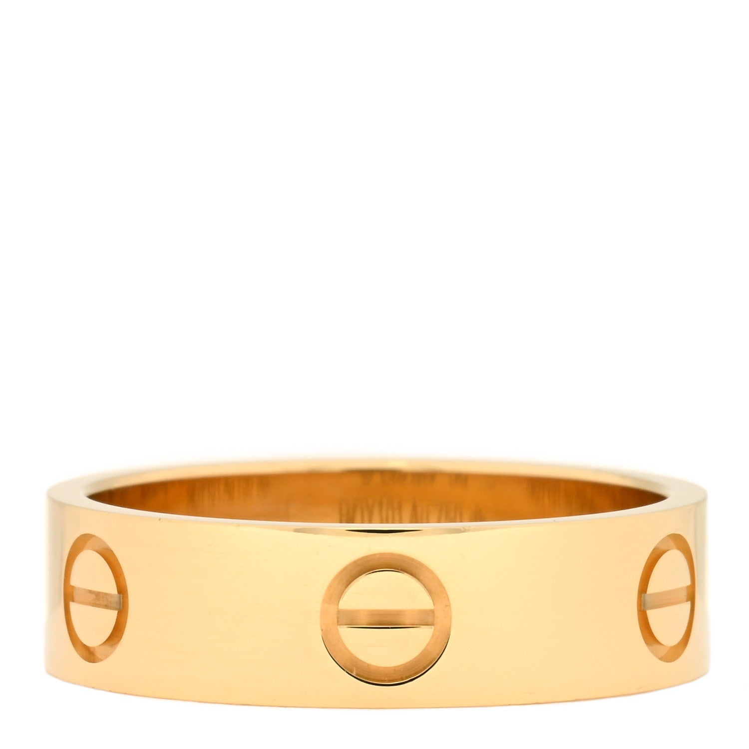 Cartier 18K Yellow Gold 5.5mm LOVE Ring 56 7.75 3 of 5