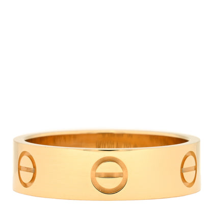 Cartier 18K Yellow Gold 5.5mm LOVE Ring 56 7.75 3 of 5