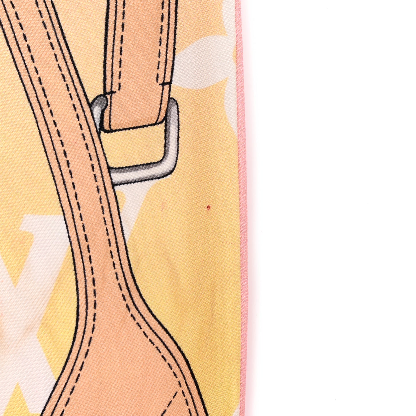 Silk Monogram Gradient By The Pool Bandeau Pink
