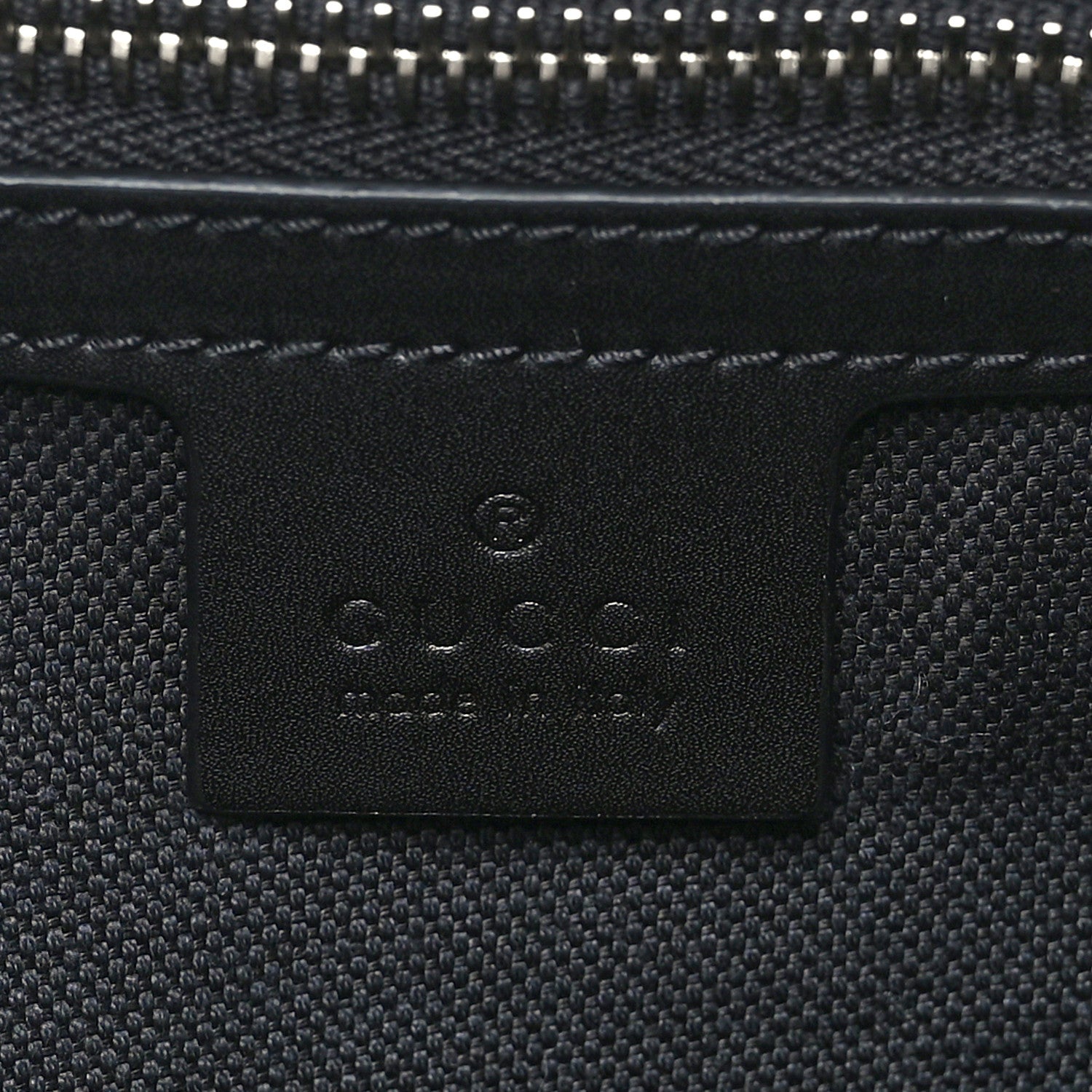Gucci Soft GG Supreme Monogram Appia Calfskin Web Large Carry On Duffle Bag Black Grey 5 of 10