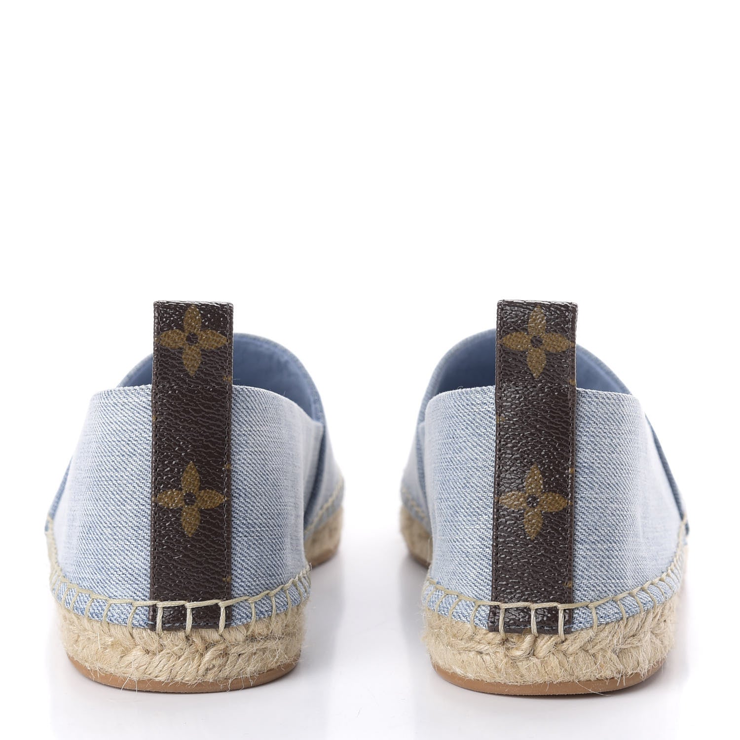 Louis Vuitton Denim Monogram Espadrilles 37 Blue 7 of 10