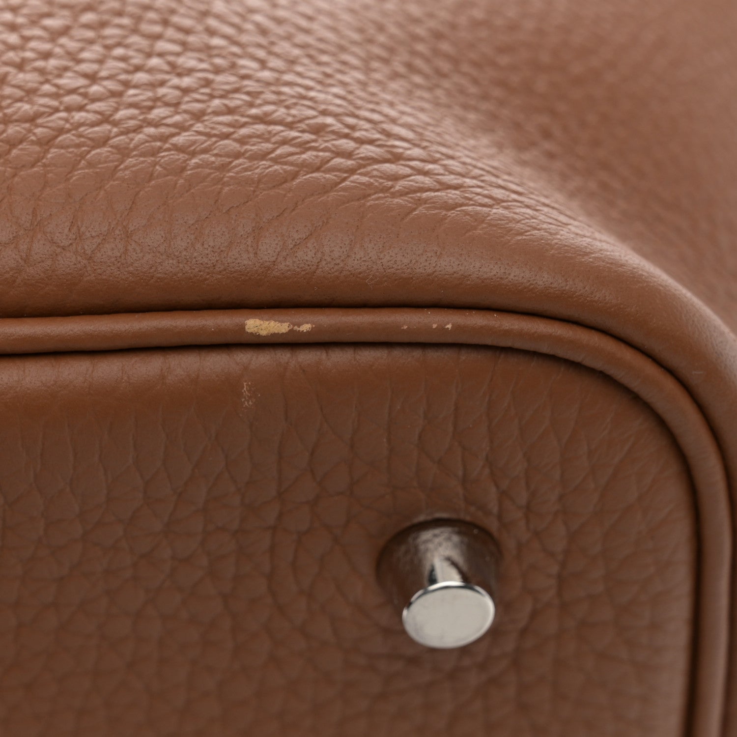 Hermes Taurillon Clemence Picotin Lock 22 MM Gold 11 of 11