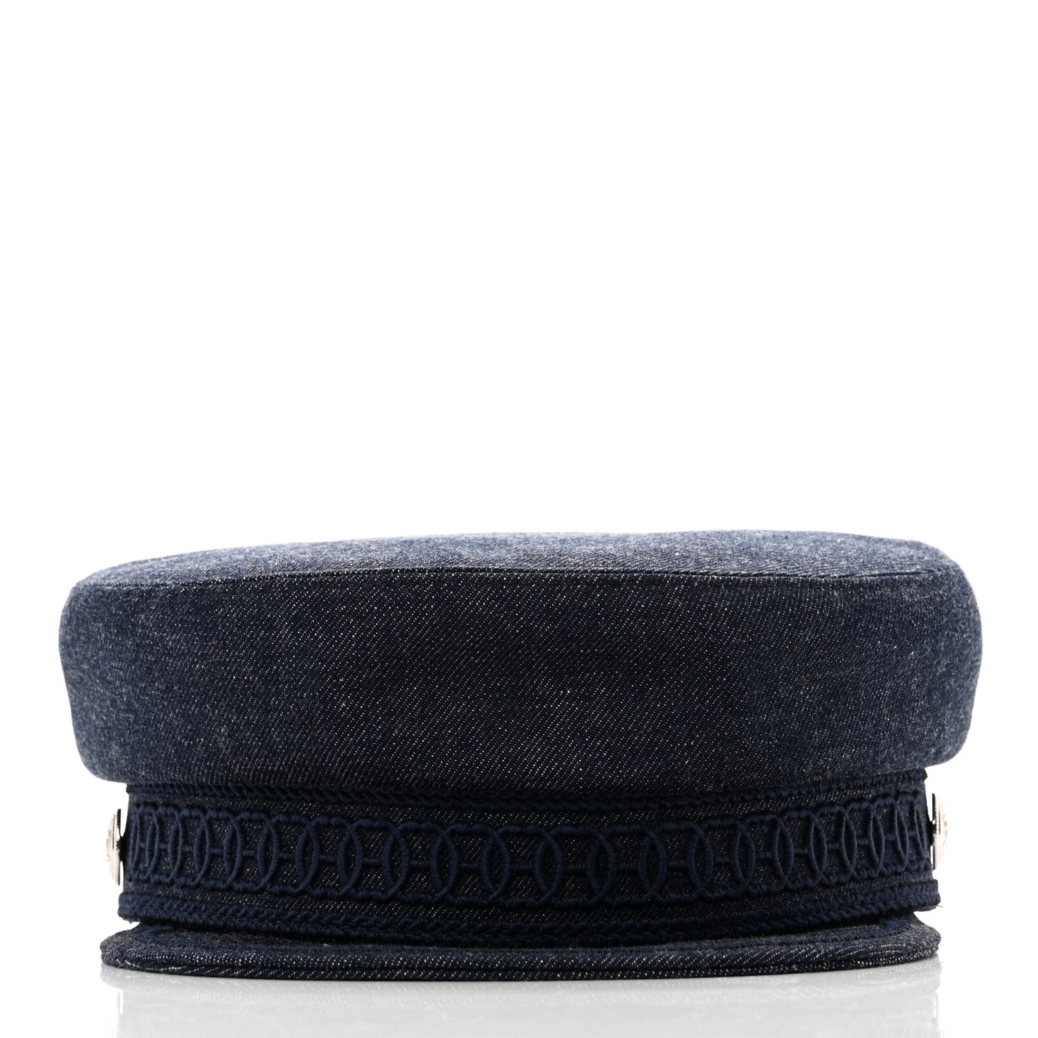 Hermes Denim Cabourg Cap 57 Indigo 3 of 9