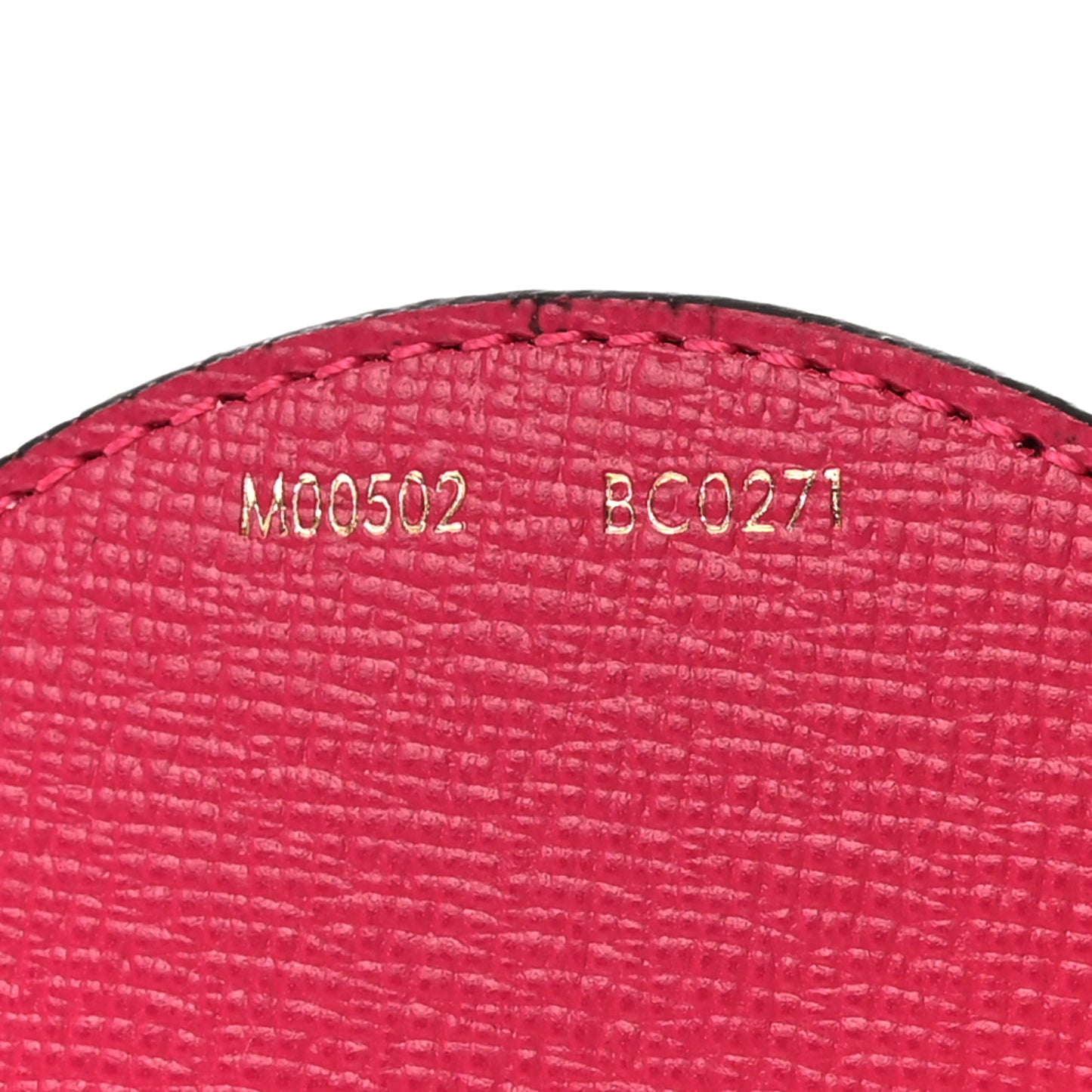 Damier Azur 2021 Christmas Animation Hollywood Bag Charm Key Ring Fuchsia