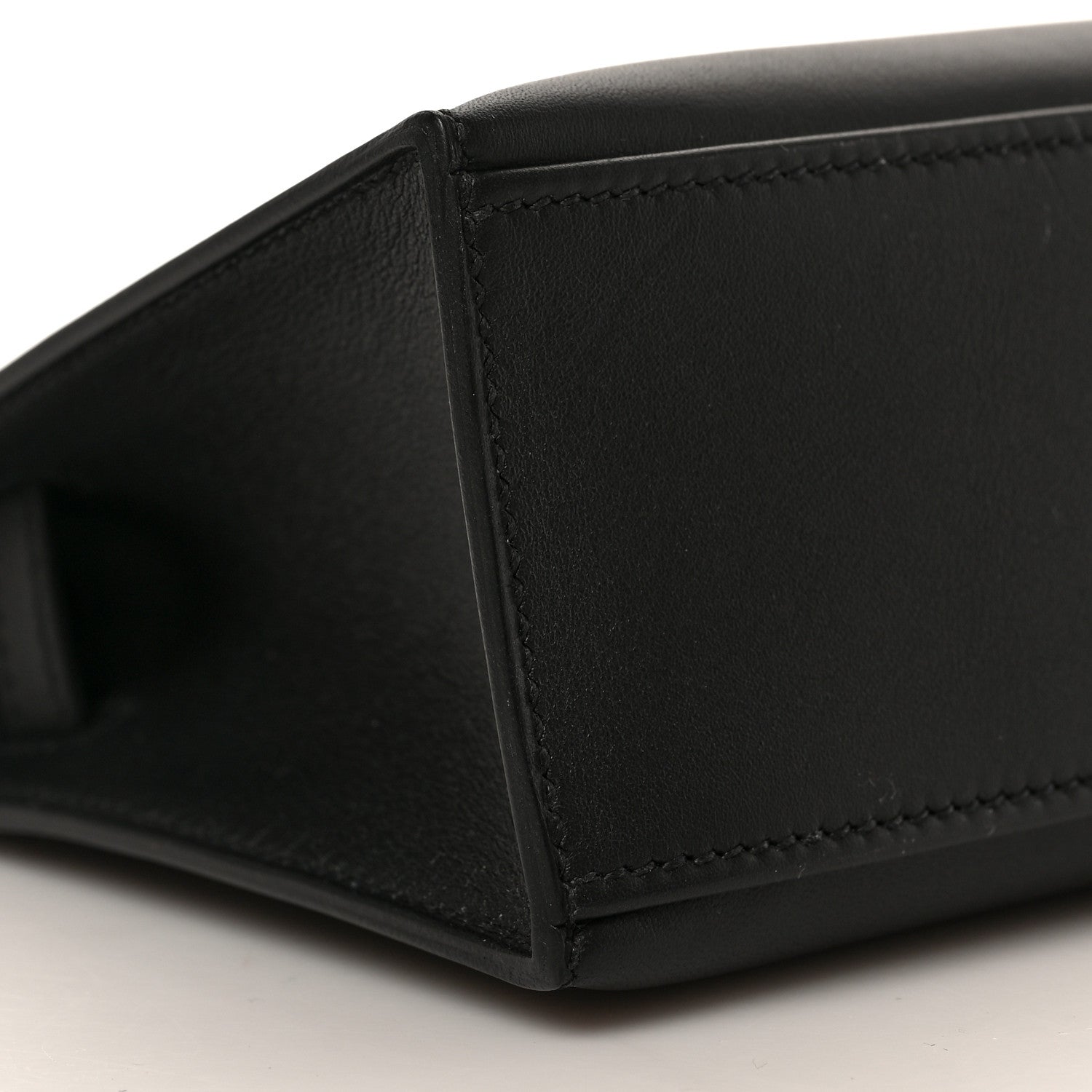 Hermes Swift Kelly Pochette Clutch Black 6 of 7
