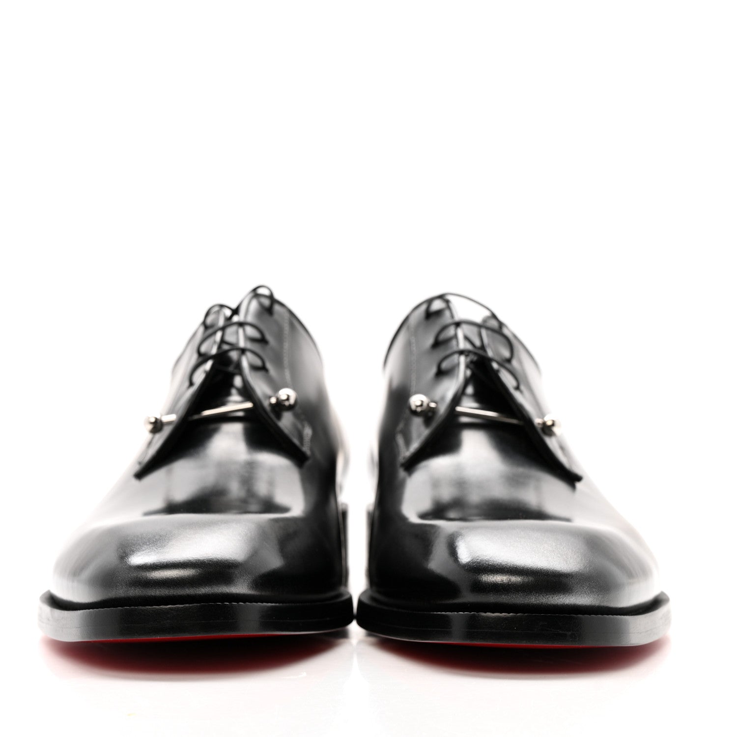 Christian Louboutin Calfskin Chambeliss Mens Derbies 43 Black 4 of 12