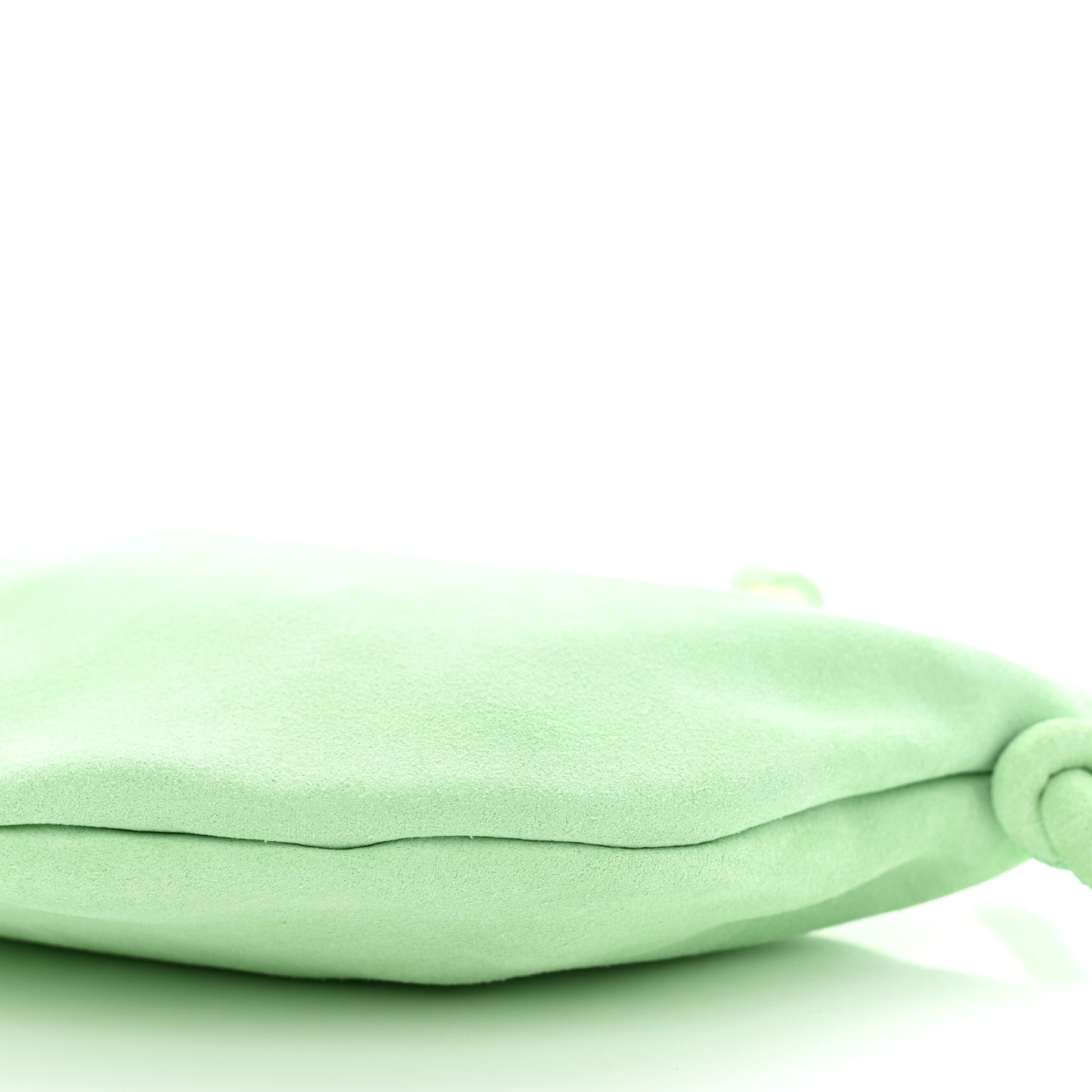 BOTTEGA Suede Small Turn Wasabi