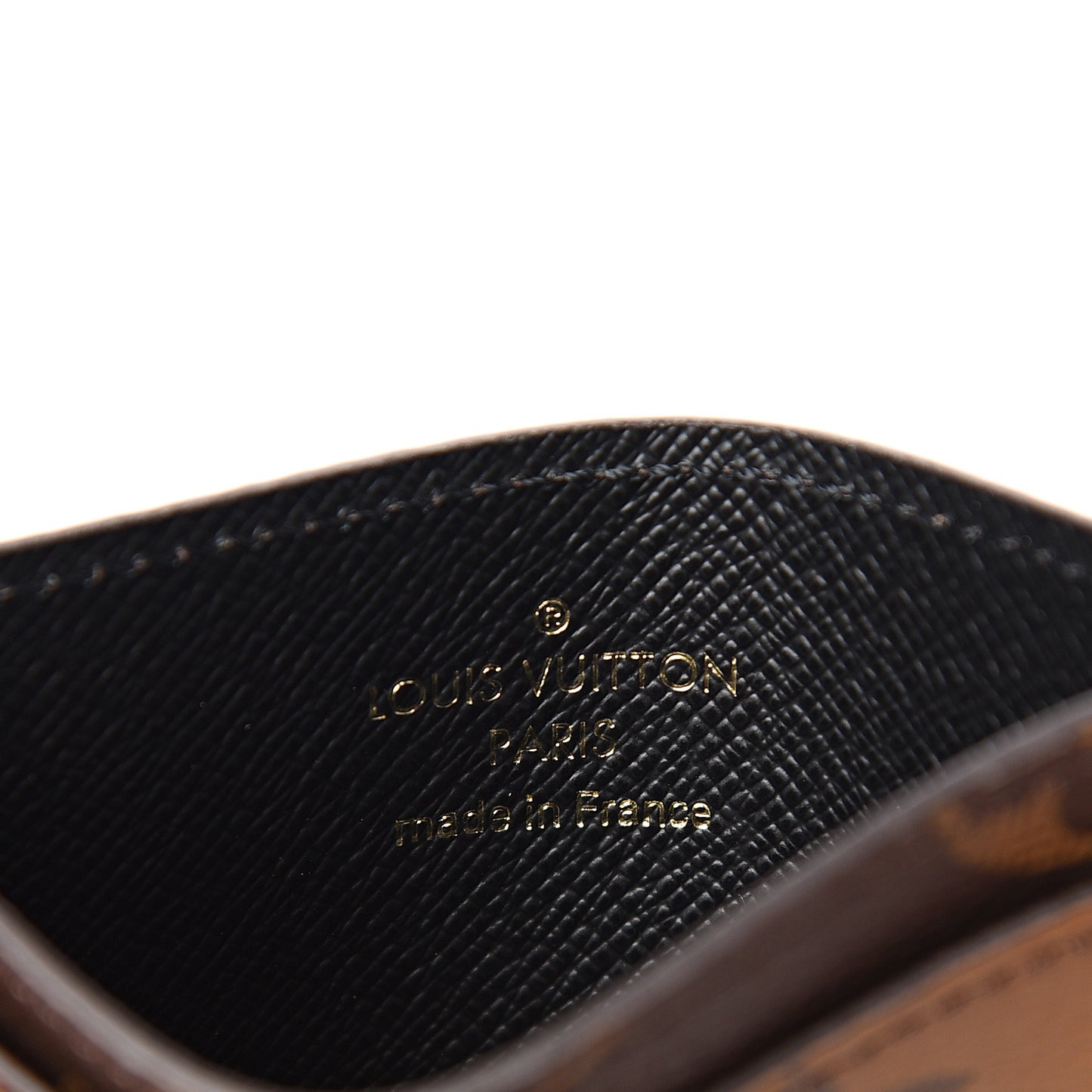 Reverse Monogram Card Holder