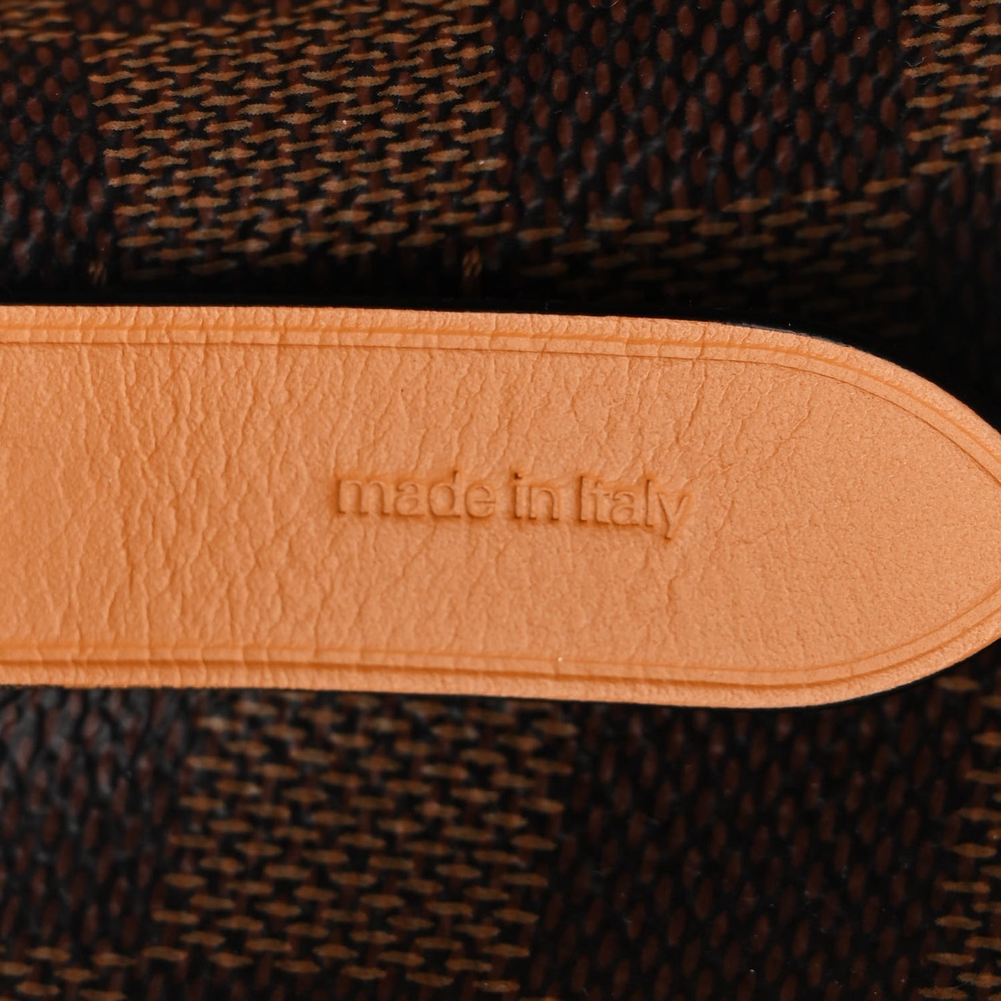 Damier Ebene Neonoe MM Safran