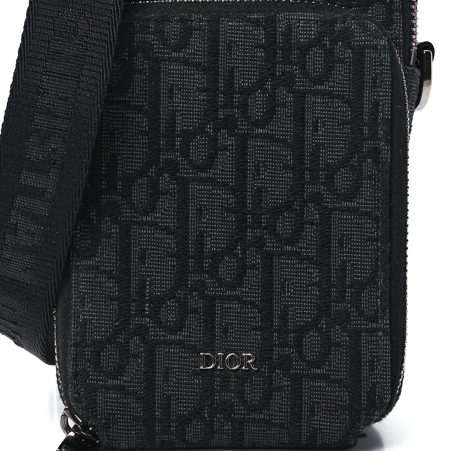 Christian Dior Oblique Micro Rider Pouch Black 7 of 10