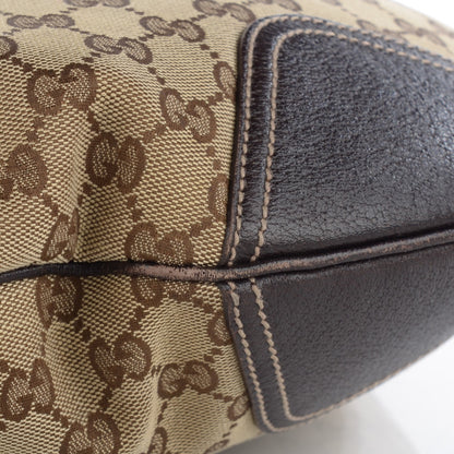 Gucci Monogram Large Princy Hobo Dark Brown 8 of 9