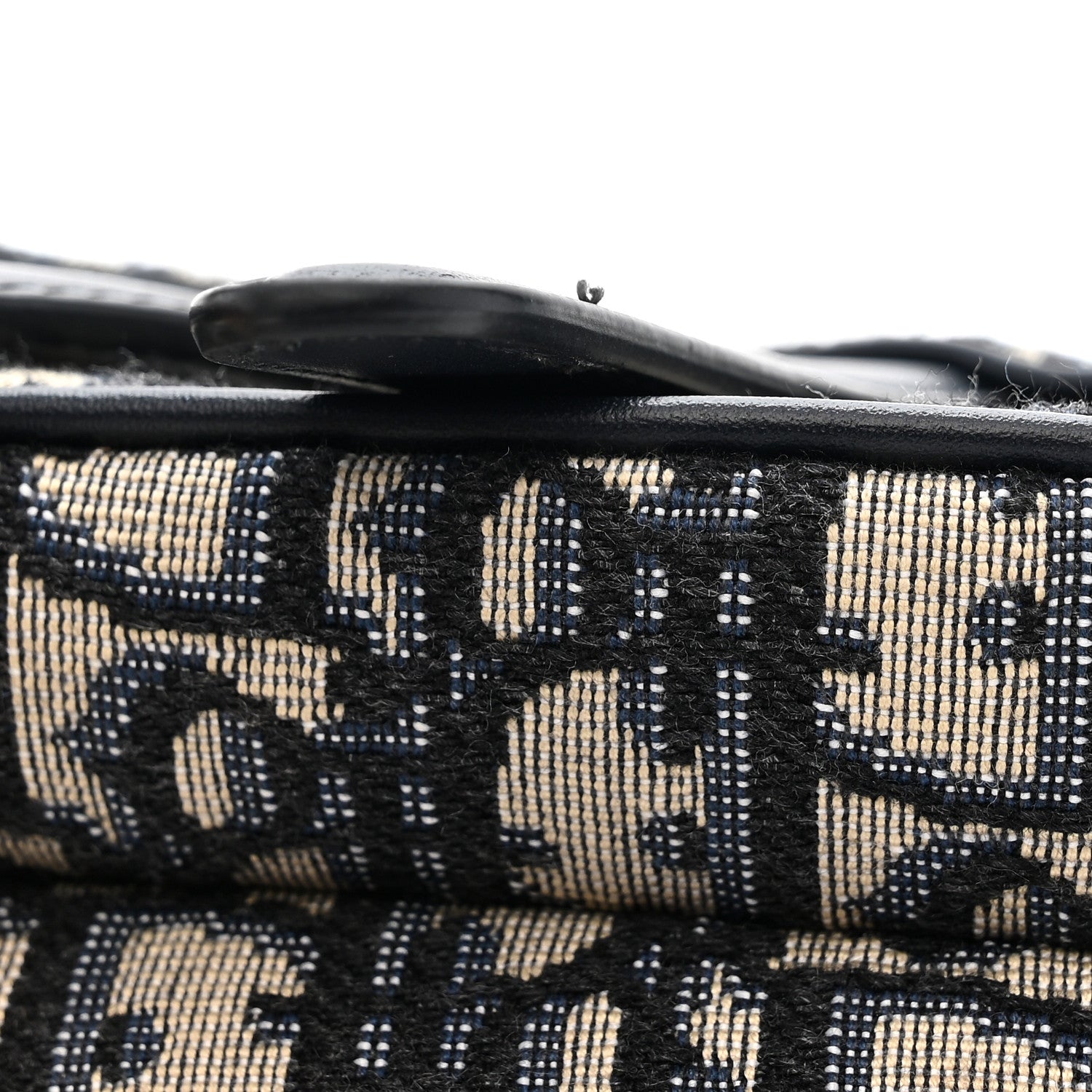 Christian Dior Oblique Mini Saddle Bag Blue 11 of 13