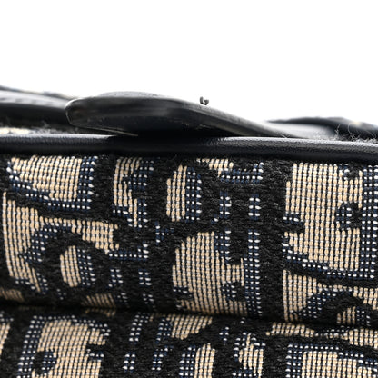 Christian Dior Oblique Mini Saddle Bag Blue 11 of 13