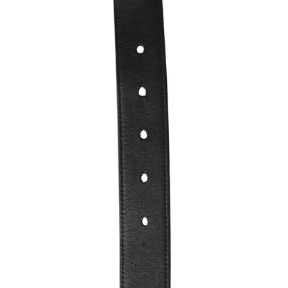Saint Laurent Smooth Calfskin Monogram Square Buckle Belt 90 Black 4 of 6