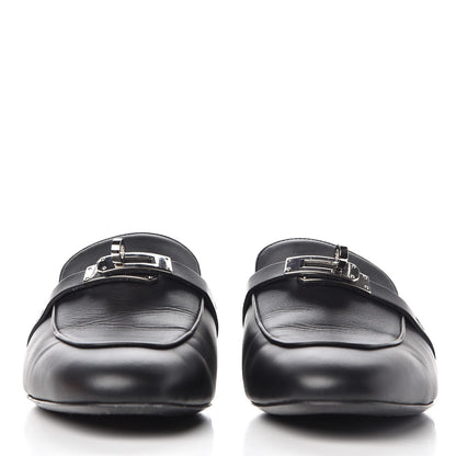 Hermes Calfskin Oz Mules 39 Black 2 of 13