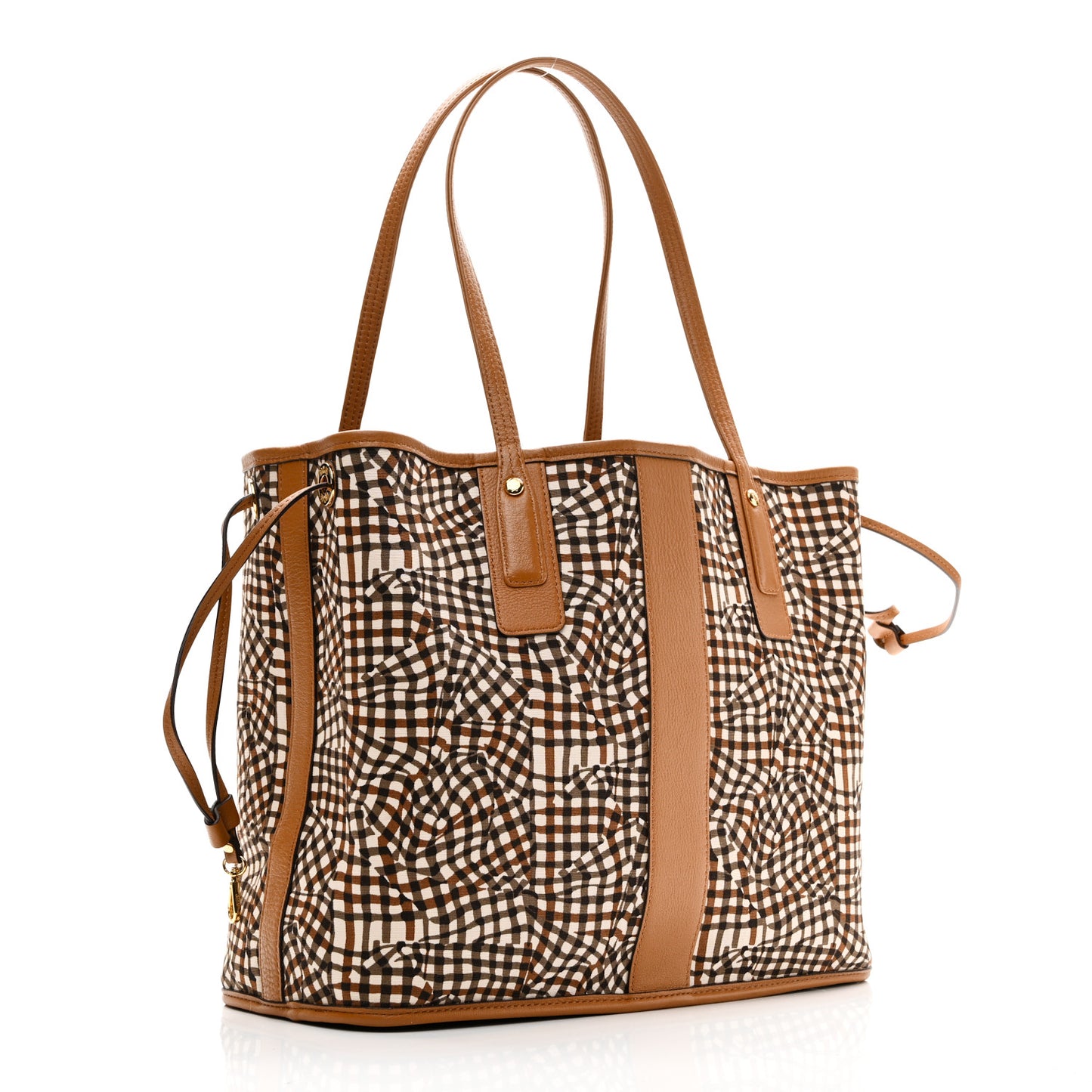 Visetos Medium Liz Reversible Shopper Tote Cognac