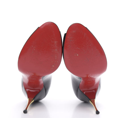 Christian Louboutin Patent Yoyospina 100 Pumps 38.5 Black 5 of 11