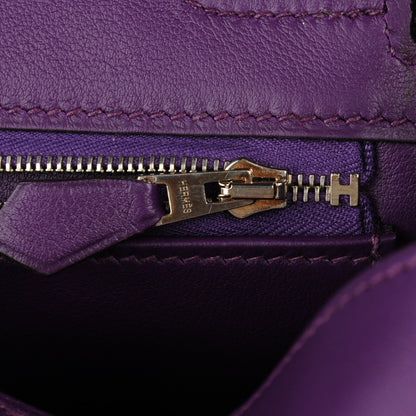 Hermes Swift Lakis Kelly 35 Ultraviolet 8 of 19
