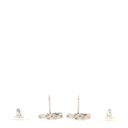 Chanel Crystal CC Earrings Silver 3 of 4