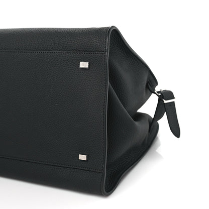 The Row Matte Grained Calfskin Soft Margaux 15 Black 9 of 9