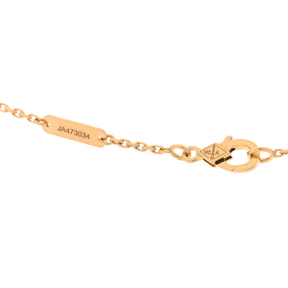 Van Cleef & Arpels 18K Yellow Gold Mother of Pearl Vintage Alhambra Pendant Necklace 4 of 5