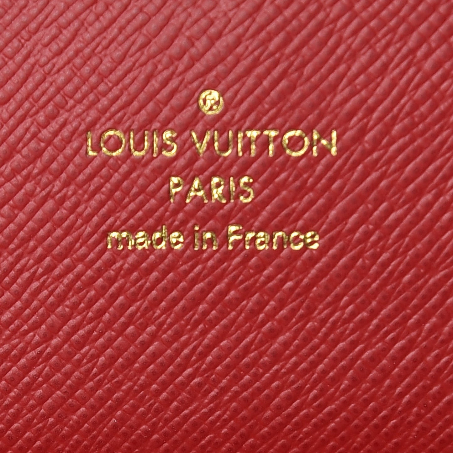 Damier Ebene Josephine Wallet Red