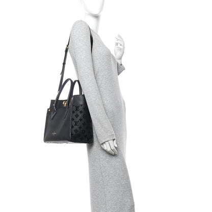 Louis Vuitton Calfskin Monogram Tufting On My Side Black 2 of 10